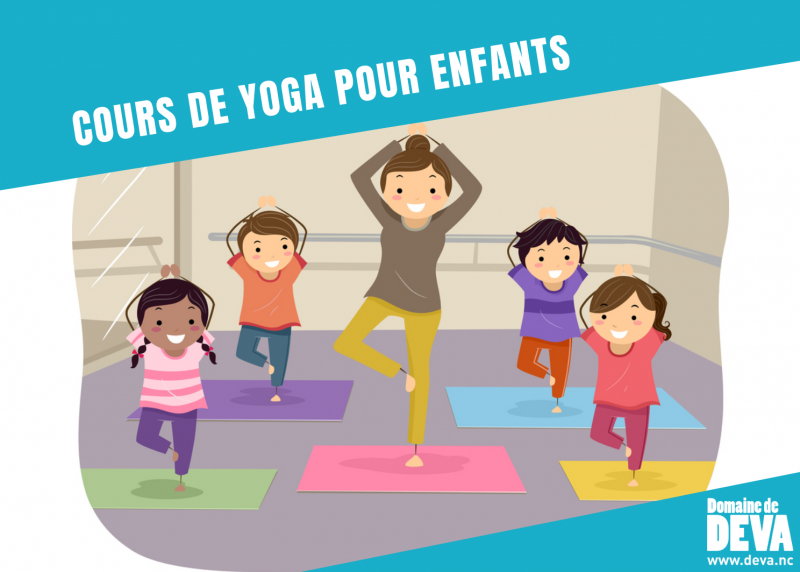 Cours de Yoga pour enfants au domaine de déva Bourail